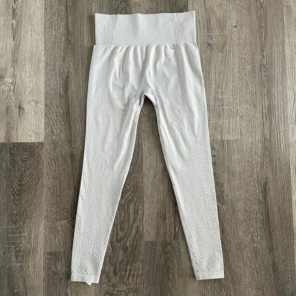 Gymshark Vital Seamless Leggings Light Grey - Size: Small